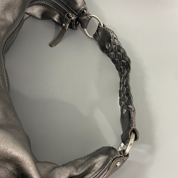 MICHAEL Michael Kors Silver Hobo Bag - Picture 9 of 14